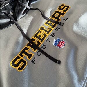 NFL Steelers Hoodie - Black and Gray